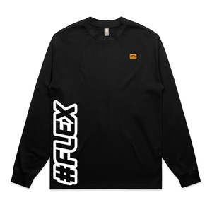 Hoodies: Long Sleeve Tee - #FLEX