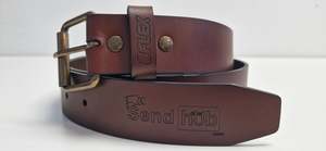 Brown Custom Leather Belt – Made Tough, Made Yours