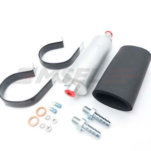 Walbro Ti Automotive: Ti Automotive 350L/hr Inline External Fuel Pump with Installation Kit