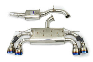 Invidia Catback Exhaust suit Golf R Mk7.5 suit Factroy Valves, Round Ti Rolled T&hellip;