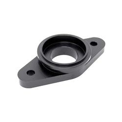 Torque Solution Billet Stock to Tial Blowoff Valve Adapter (Black): Mitsubishi E&hellip;