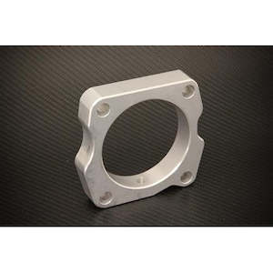Torque Solution Throttle Body Spacer (Silver): Honda Accord Crosstour 2010+