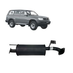 Redback Performance Centre Muffler Assembly for Toyota Landcruiser 105 Series Wa&hellip;