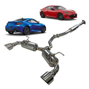 Subaru: Redback Catback Exhaust for Toyota 86 and Subaru BRZ 304 Stainless Steel
