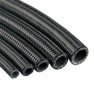 Full Throttle Parts: 100 Series Black Nylon Braided Hose per 0.5m/500mm