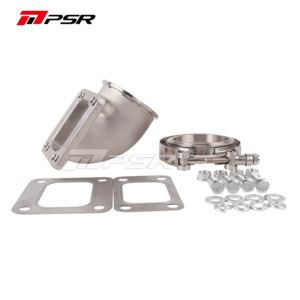 Pulsar Turbo: PSR 90 Degree Elbow Adapter T3/T4 3” Vband Stainless Steel -OLDWPCS