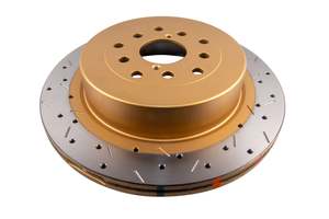 Subaru WRX STI 02-11 4000 XS Crossdrilled/slotted KP Rear DBA Disc Brake Rotors