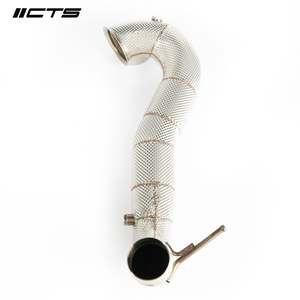 Mercedes: CTS High Flow Catless 3.5" Downpipe - Mercedes A45/CLA45/GLA45 AMG M133