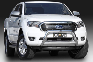 Products: Ford Ranger ECB Alloy Nudge Bar Polished Fully Equipped