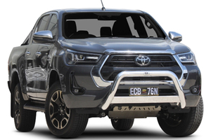 Products: Toyota Hilux ECB Low Loop Nudge Black Fully Equipped