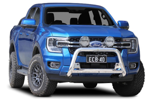 Ford Ranger ECB Alloy Nudge Bar Polished Fully Equipped