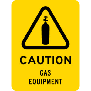 Products: Caution-Gas Equipment