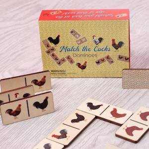 Toys & Games: Match The Cocks Dominoes