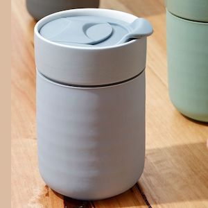 Travel Mugs: Ladelle Eco Brew Travel Mug - Blue