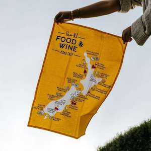 Homeware: Moana Road - Food & Wine Tea Towel