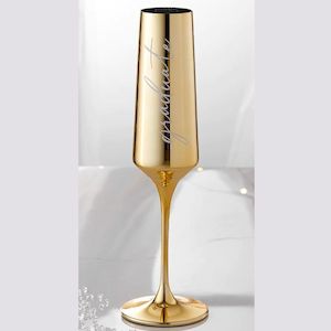 The Ladelle Collection: Celebration Champagne Glass  - Graduate