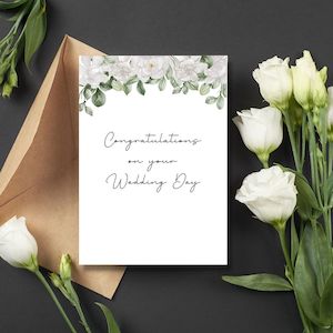 Wedding Greeting Cards: Greeting Card - Wedding Day