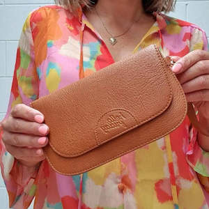 Hello Friday: Hello Friday - Millie Clutch Wallet - Tan