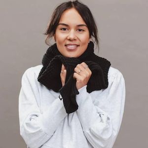 Hello Friday: Hello Friday- Pippa Scarf Black