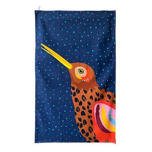 Dq Tea Towels: NZ Tea Towel - Bright & Bold Kiwi