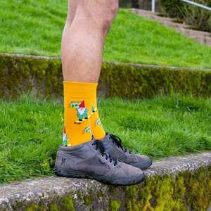 Sock It To Me Mens Crew: Sock It To Me - Men's Crew Socks - Gnarly Gnome