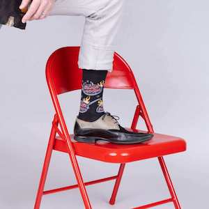 Sock It To Me Mens Crew: Sock It To Me - Men's Crew - You're Bacon Me Hungry