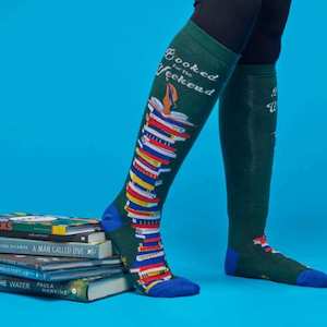 Sock It To Me - Knee High Socks - Booked For The Weekend