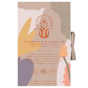 Wanderflower Hydrate & Replenish Sheet Mask Set