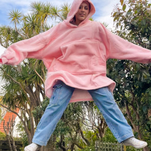 Moana Road Mega Hoodies: Kids Mega Hoodie - Pink