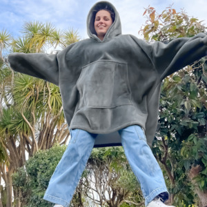 Moana Road Mega Hoodies: Kids Mega Hoodie - Grey