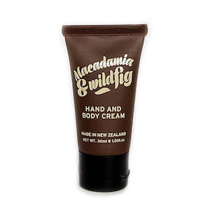 New Zealand Made: MATAKANA BOTANICALS MACADAMIA & WILDFIG - Travel Hand & Body Cream