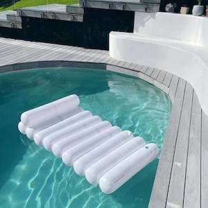 Outdoor Games For Summer: SunnyLife The Resort Tube Lilo Float White