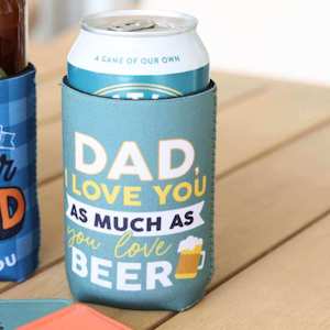 Gifts For Dad Under 50: Father's Day Love Beer Stubby Cooler