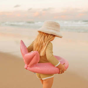 Outdoor Games For Summer: SunnyLife Kiddy Pool Ring - Ocean Treasure Rose