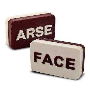 Naughty Secret Santa: Arse/Face Novelty Soap