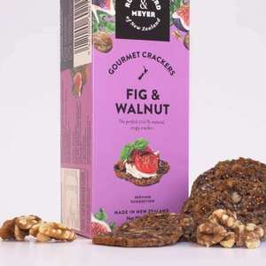 New Zealand Made: Gourmet Crackers - Fig & Walnut