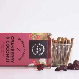 New Zealand Made: Gourmet Crackers - Cranberry & Coconut