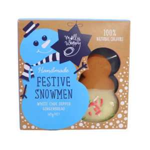 Molly Woppy Handmade Festive Snowman - White Choc Gingerbread