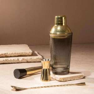 Cyrus Charcoal 4pc Cocktail Set