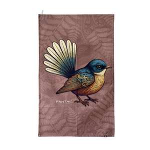 Under 15 Gifts: NZ Tea Towel - Nest Fantail