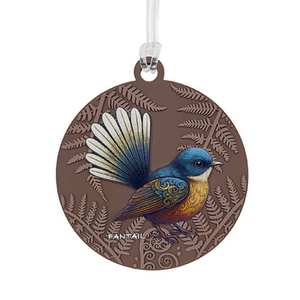 NZ Nest Fantail Bag Tag