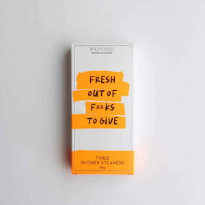 Naughty Secret Santa: Fresh Out of F*cks To Give - Shower Steamer 3pk