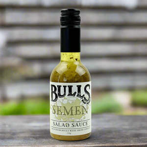 New Zealand Made: Bulls Semen Salad Sauce