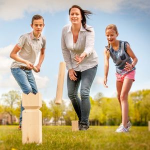 Wooden Outdoor Game Super GIANT Kubb
