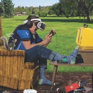 Mens Socks: Men's Socks – F*ck Off, I'm Gaming - Blue Q