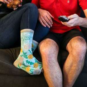 Women's Socks – I Never Fart - Blue Q