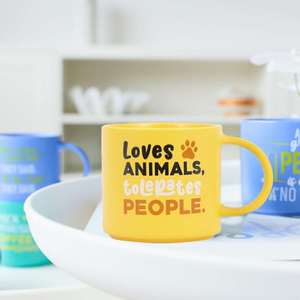 Drinkware: Cheeky Mug - Loves Animals