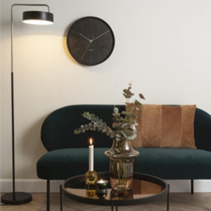 Fathers Day Gifts: Karlsson Wall Clock Index - Black