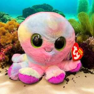 TY Beanie Bubbles Rainbow Octopus