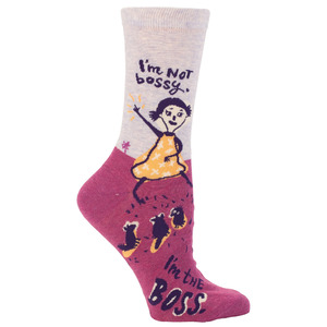 Women's Socks – I'm Not Bossy - Blue Q